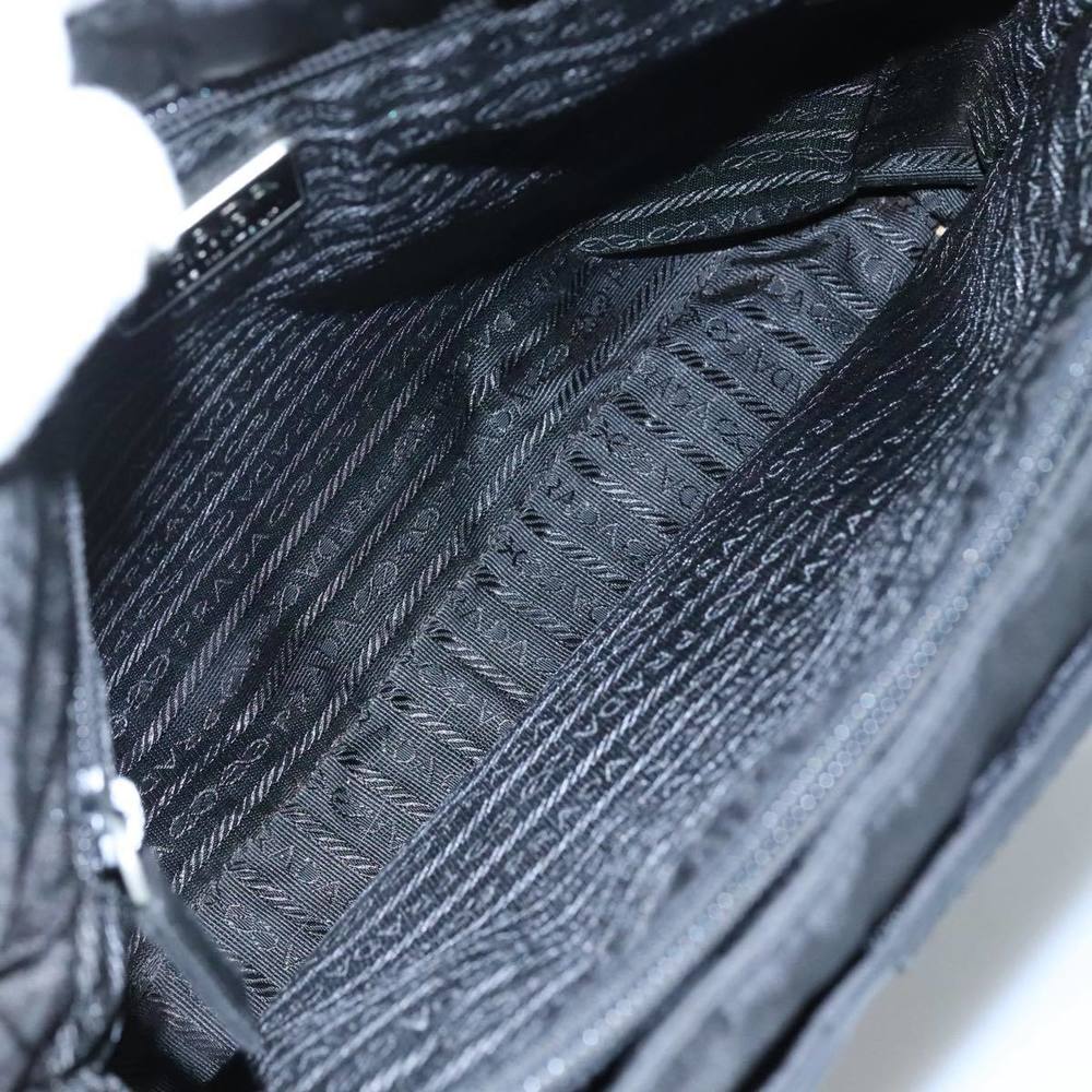 PRADA Shoulder Bag Nylon Black Auth 109086 - Picture 11 of 16